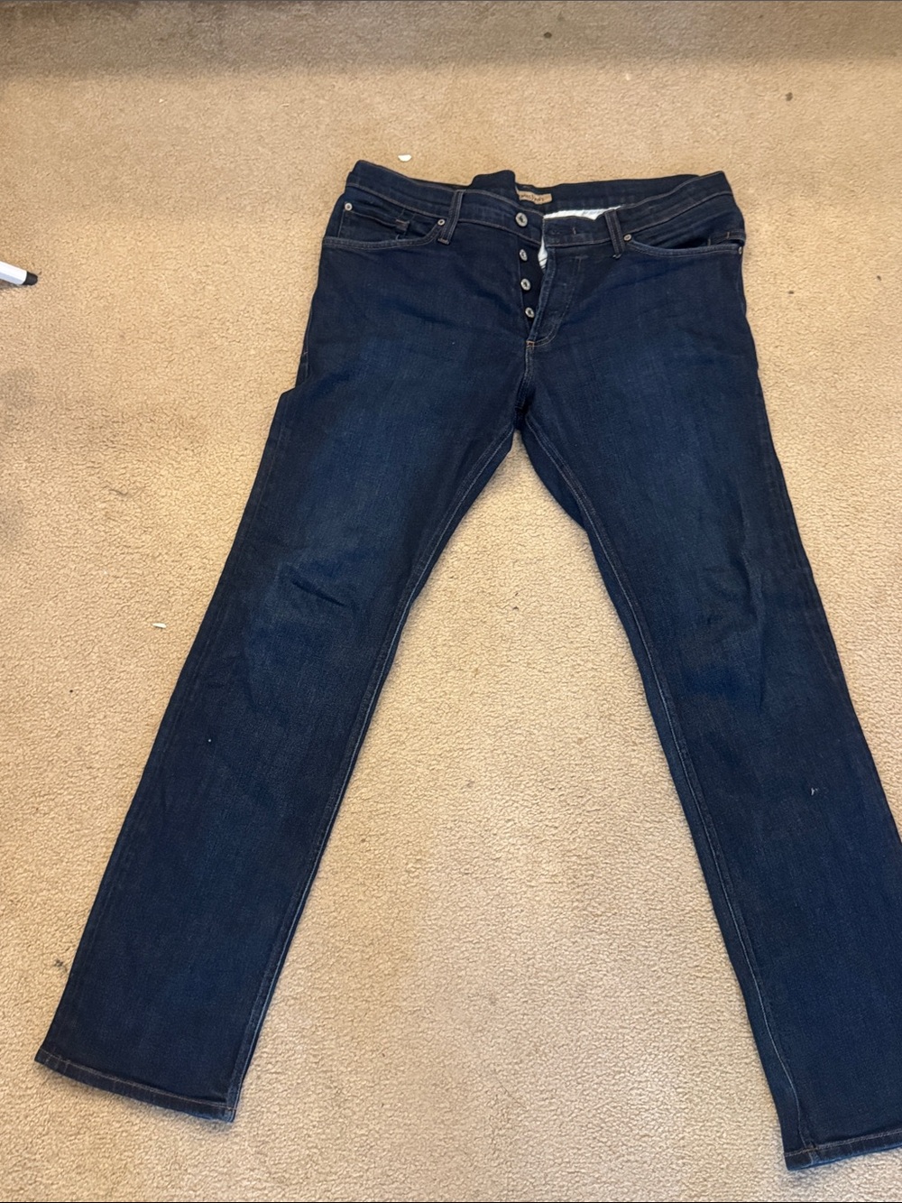 James Jeans: Travis - Dark Straight-Leg waist 36, 34 inseam